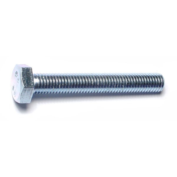 Midwest Fastener Class 8.8, M10-1.50 Hex Head Tap Bolt, Zinc Plated Steel, 70 mm L, 6 PK 78364 - main